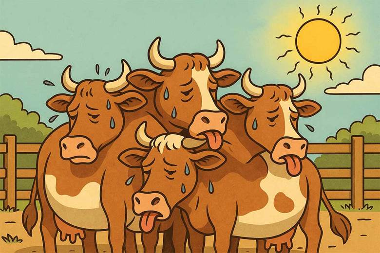 عوامل موثر بر بروز استرس گرمایی 2 effect-of-density-on-dairy-cow-heat-stress